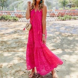 Maeve Belrose eyelet maxi dress